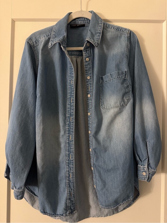 Lane Bryant Tops - Lane Bryant Women's Light Blue Denim Shirt Jacket